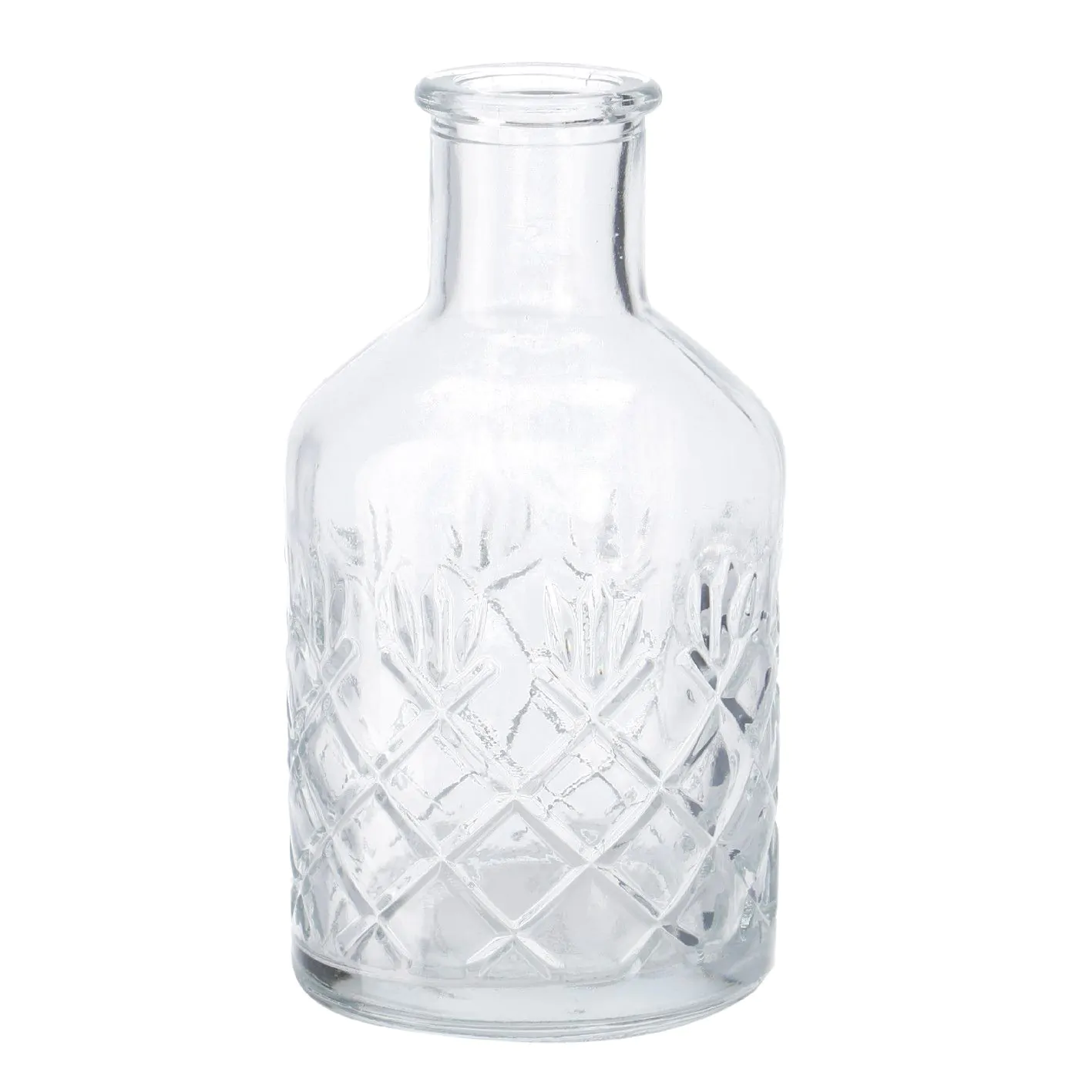 Flaschen-Vase Rauten, bauchig