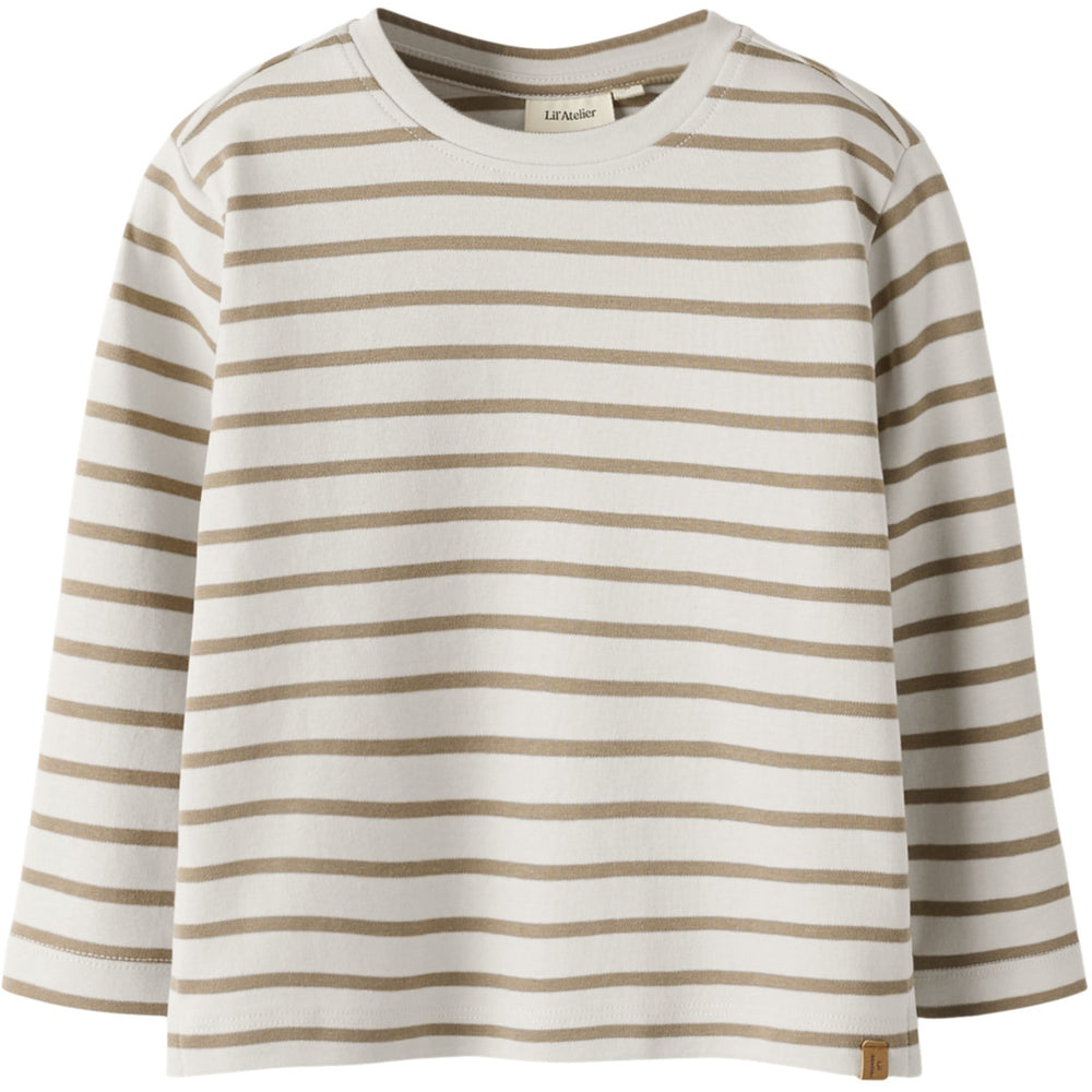 Køb Lil'Atelier Turtledove Sepia Tint Nmmlimia Ls Loose Top Lil Noos