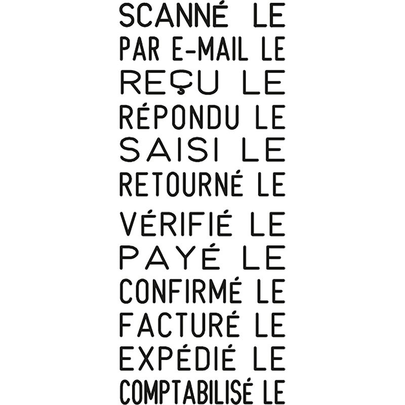 Tampon dateur 12 formules Printy 4817A Trodat