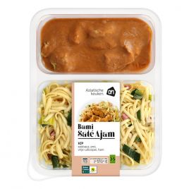 Albert Heijn Bami met sate ajam (voor uw eigen risico, geen restitutie mogelijk)
