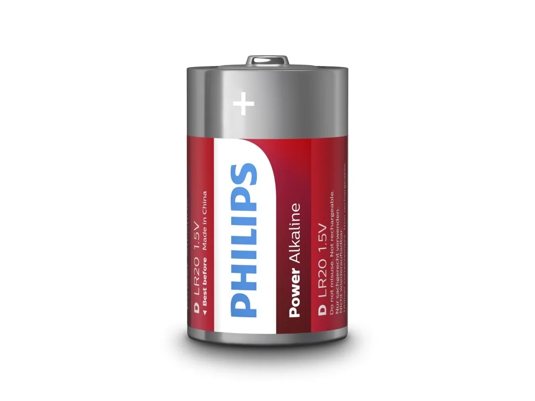 Philips Power Life LR20P2B - Batteri 2 x D - Alkalisk