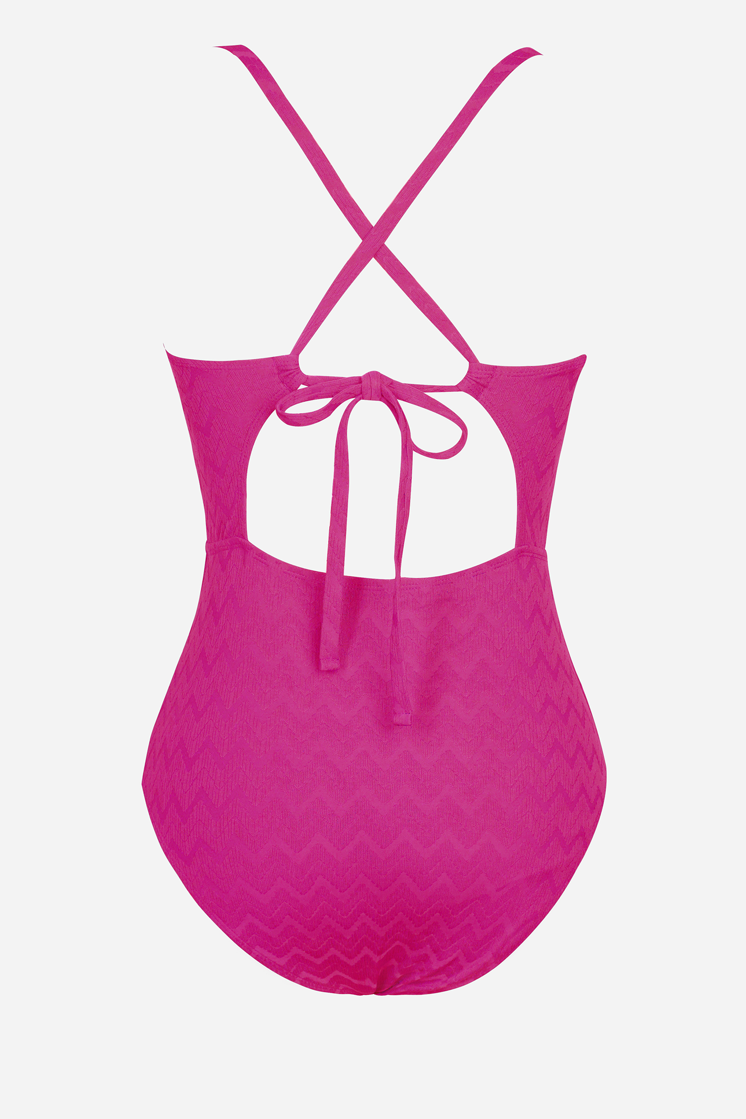 Maillot de bain une pièce à emballage et dos croisé