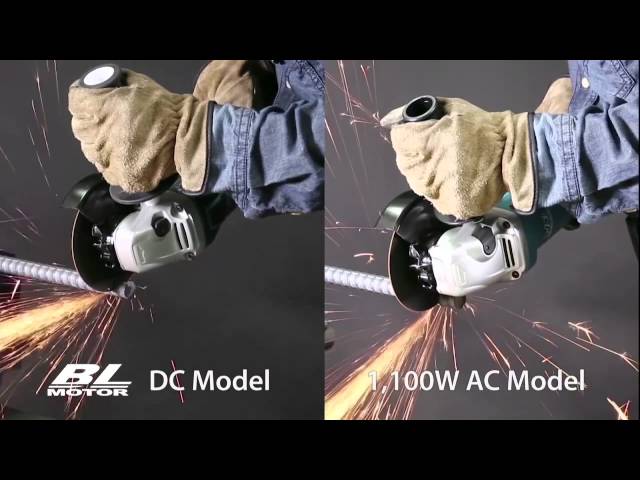 Makita DGA504ZJ 18V Li-Ion Accu haakse slijper body in Mbox - 125mm - koolborstelloos