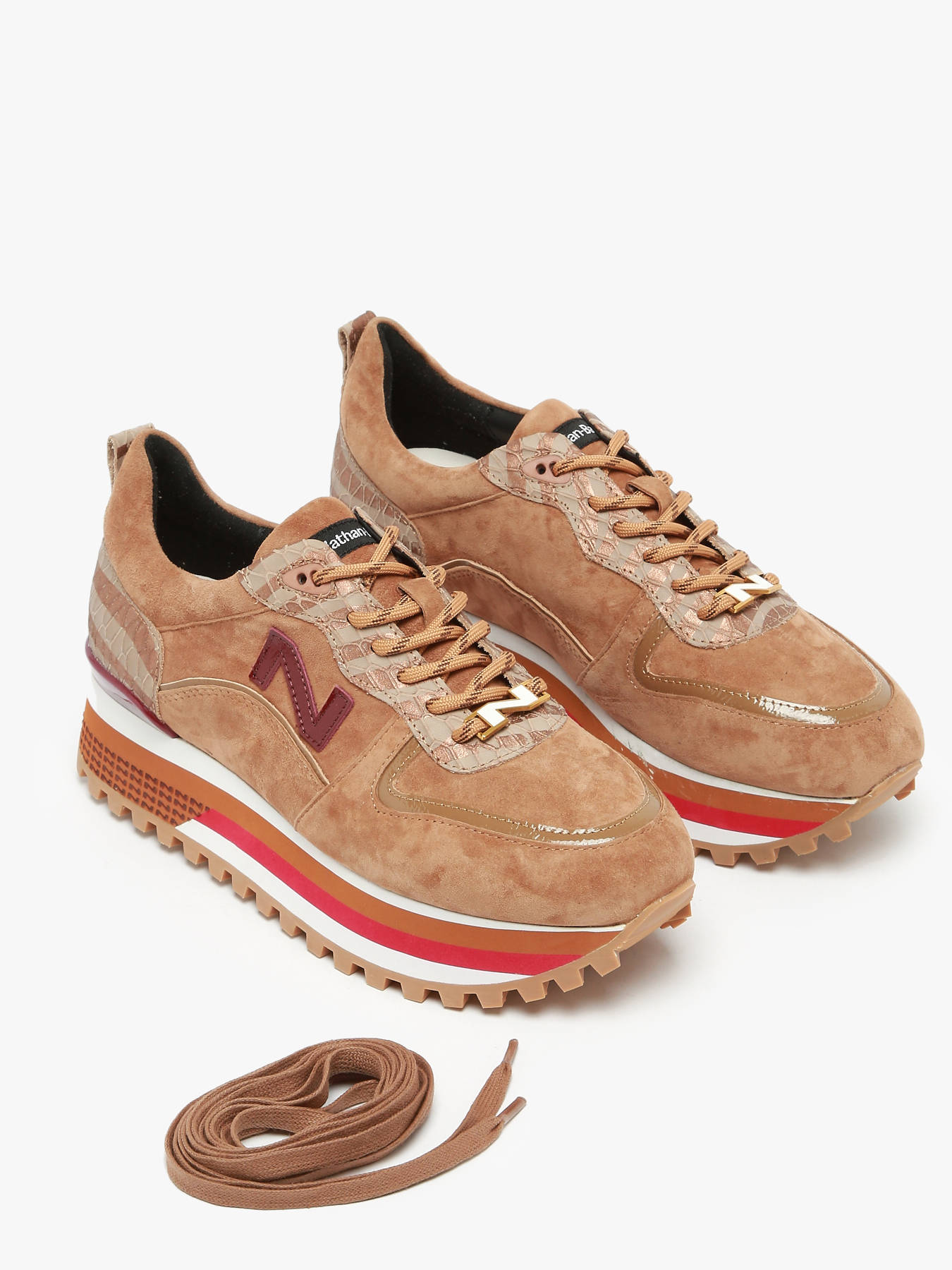 Sneakers en cuir NATHAN BAUME
