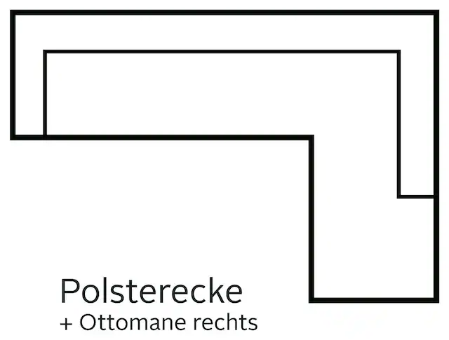 sit&more Ecksofa »Valentine L-Form, B: 272 cm« mit Arm- & Kopfteilverstellung, optional mit Bettfunktion