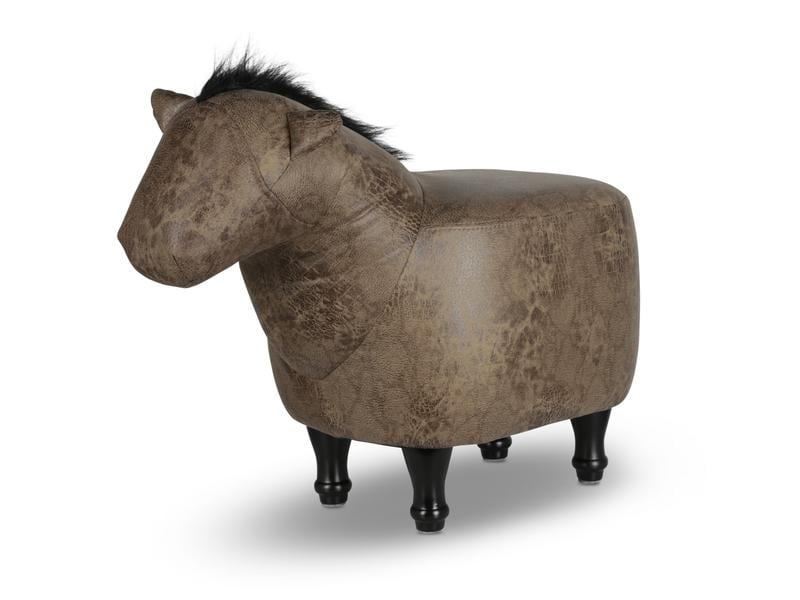 zoosy Kinderhocker Pferd Sunny Braun Hocker in Pferdeform