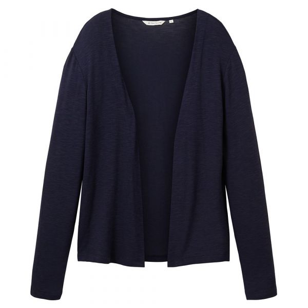Tom Tailor 1036778 Cardigan Azul M Mulher