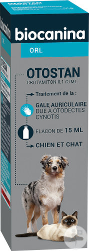 Biocanina ORL Otostan Chien Et Chat Flacon 15ml