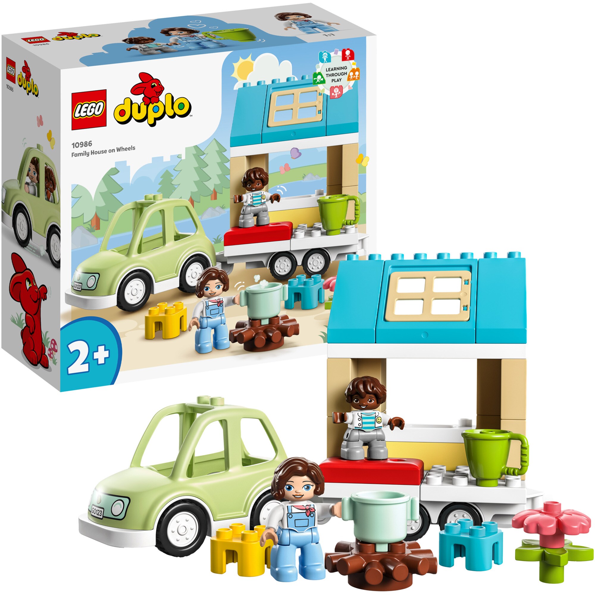 LEGO Konstruktionsspielzeug DUPLO Zuhause auf Rädern