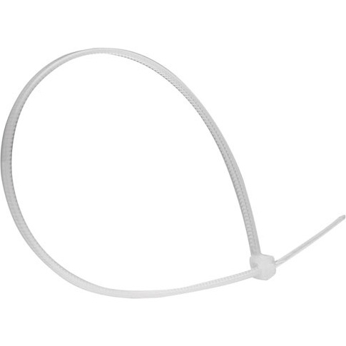 Collier serre-câble - 150x2.5 mm - lot de 100 - blanc