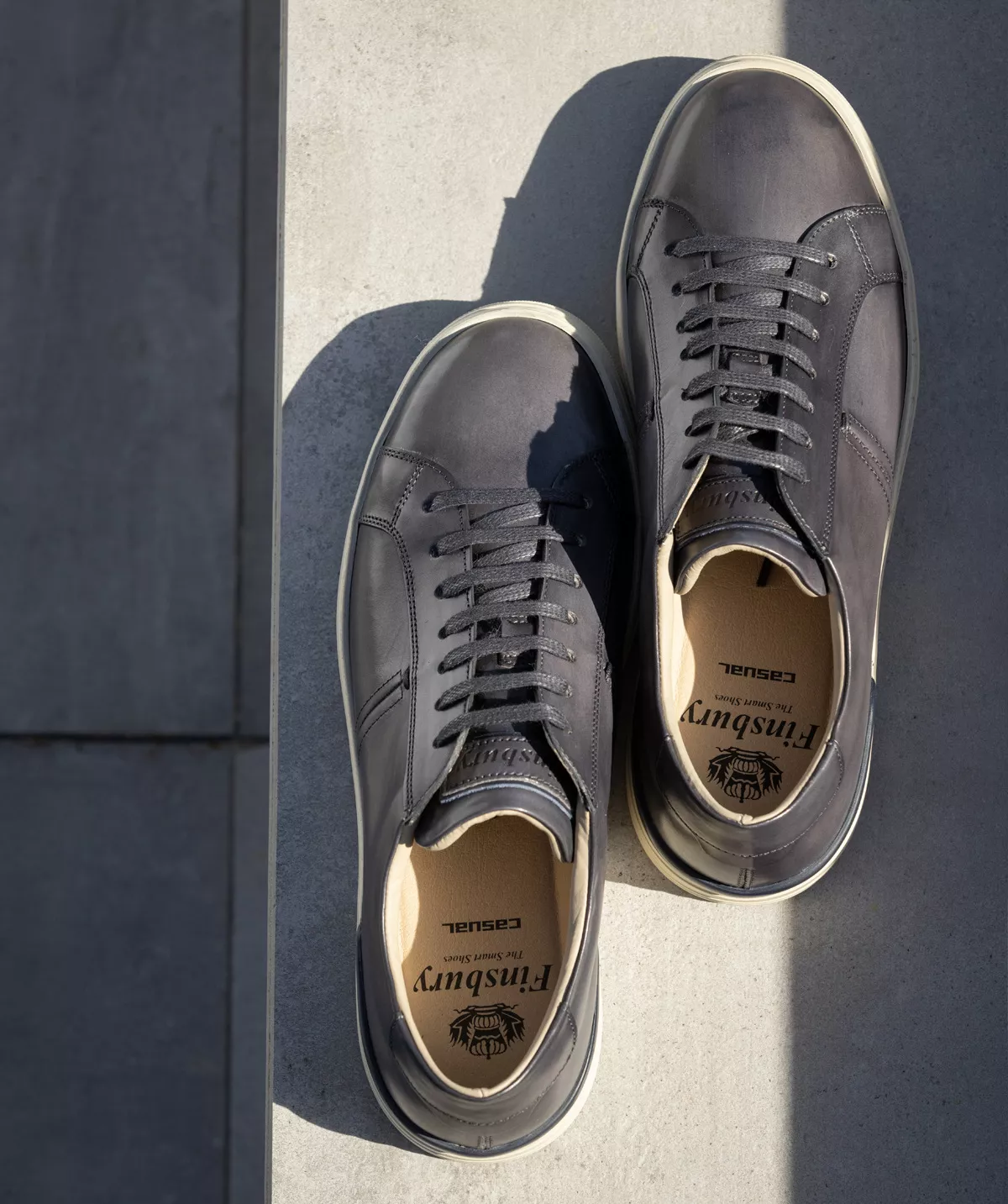 Sneakers RIVA Gris Patiné