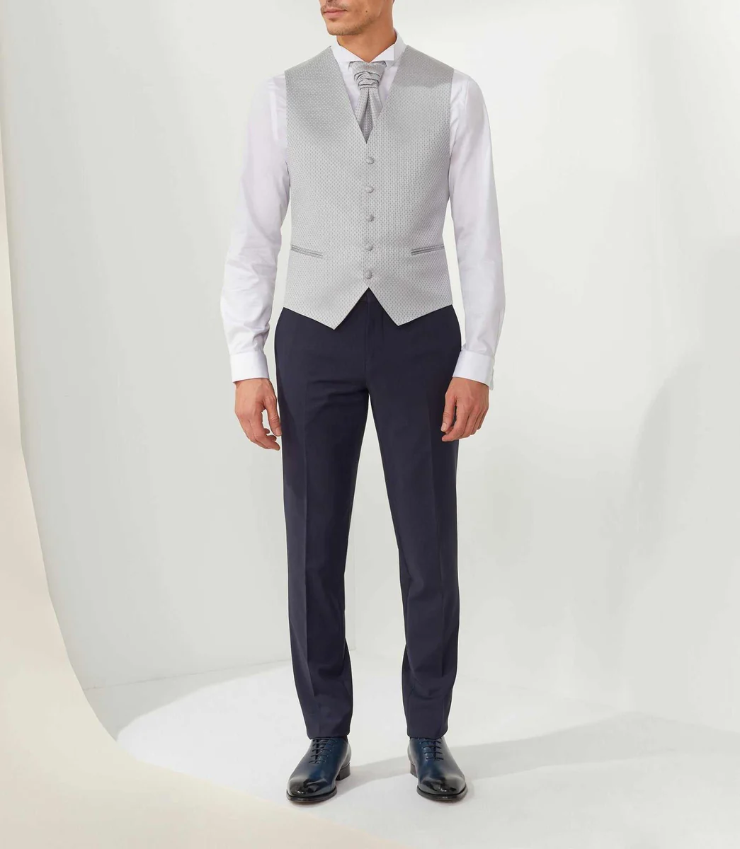 Gilet cérémonie gris 