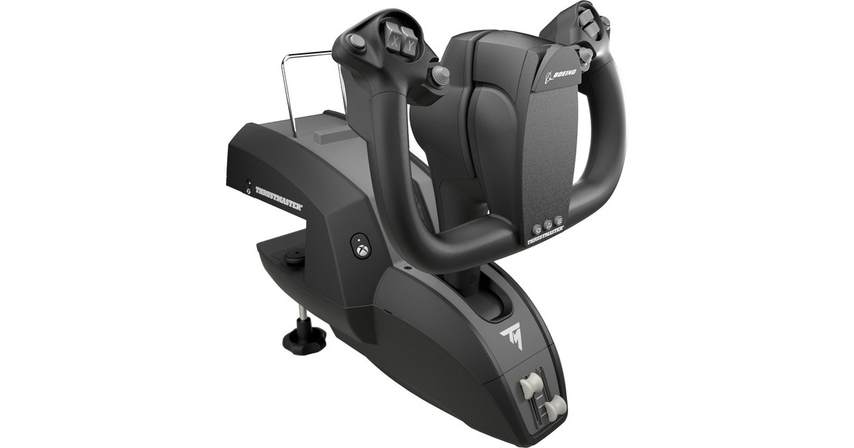 ThrustmasterTCA Yoke Pack Boeing Edition gaming set  (Zwart/grijs, Pc, Xbox One, Xbox Series X|S)