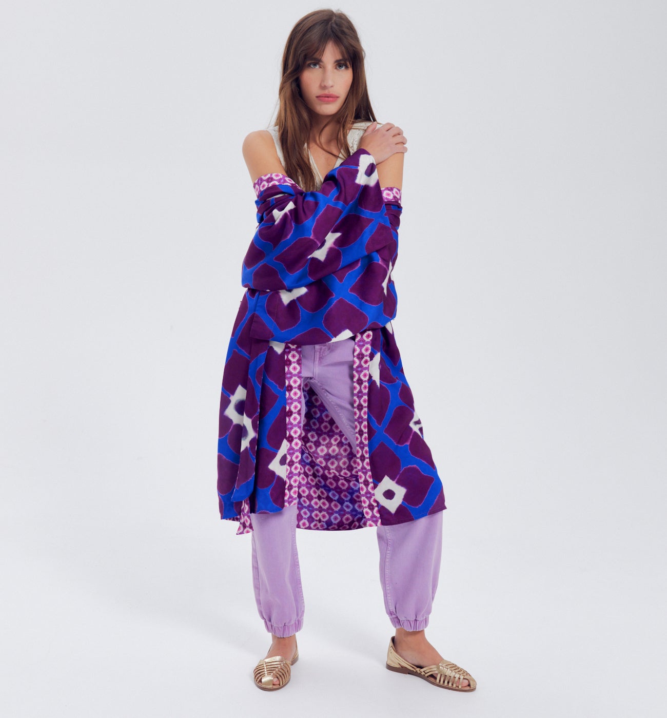 LE KIMONO REVERSIBLE - Imprimé multicolore