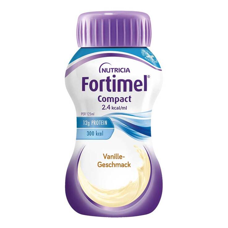 Fortimel Compact 2.4 Vanillegeschmack, 4X125 ml