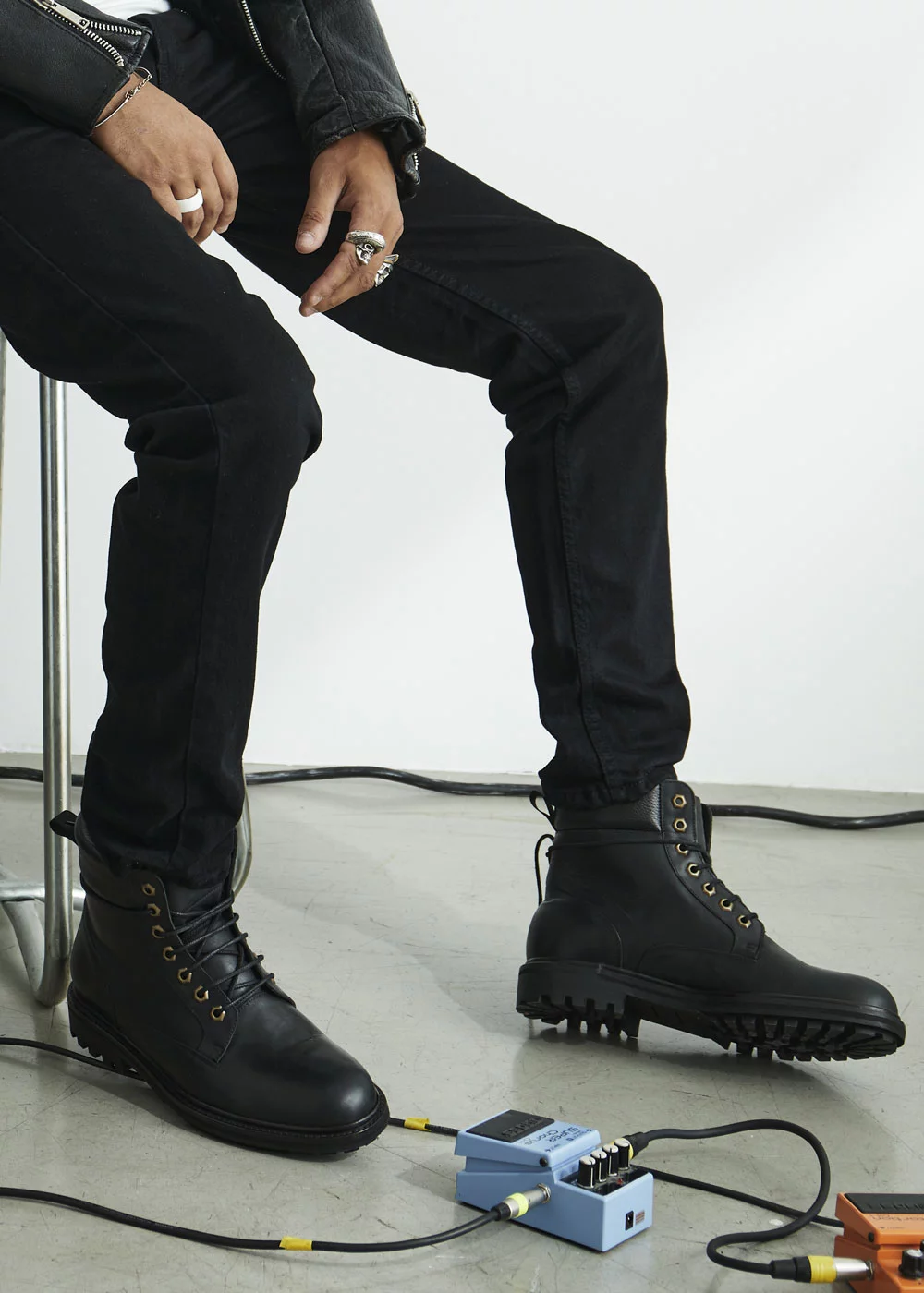 BOOTS RUFINO CUIR NOIR