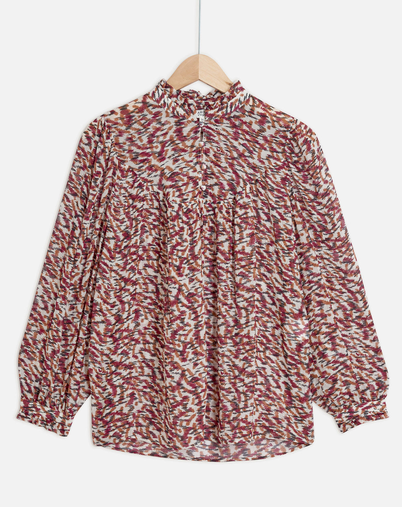 Caroll Chemise fluide Maddy terracotta