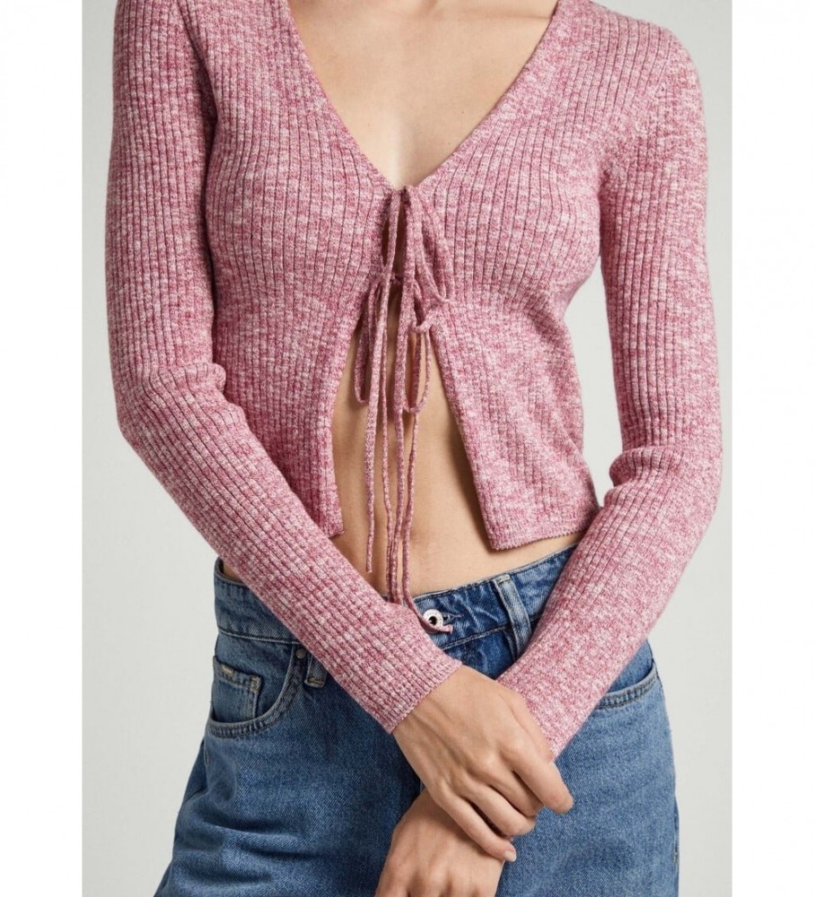 Cardigã Danica bordô da Pepe Jeans