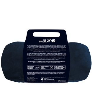 Lucovitaal Bamboe Pinda Kussen Blauw 1ST