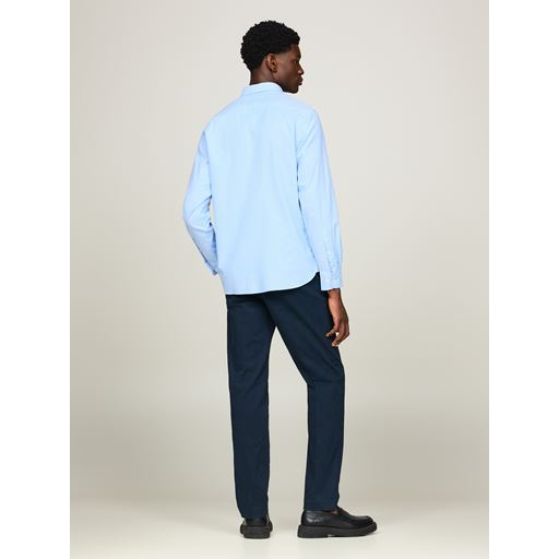 Tommy Hilfiger 1985 Flex Oxford Rf Skjorte, Shirt Blue, S