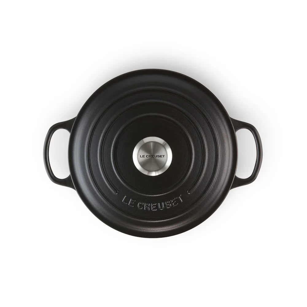 Le Creuset braadpan Signature Mat Zwart