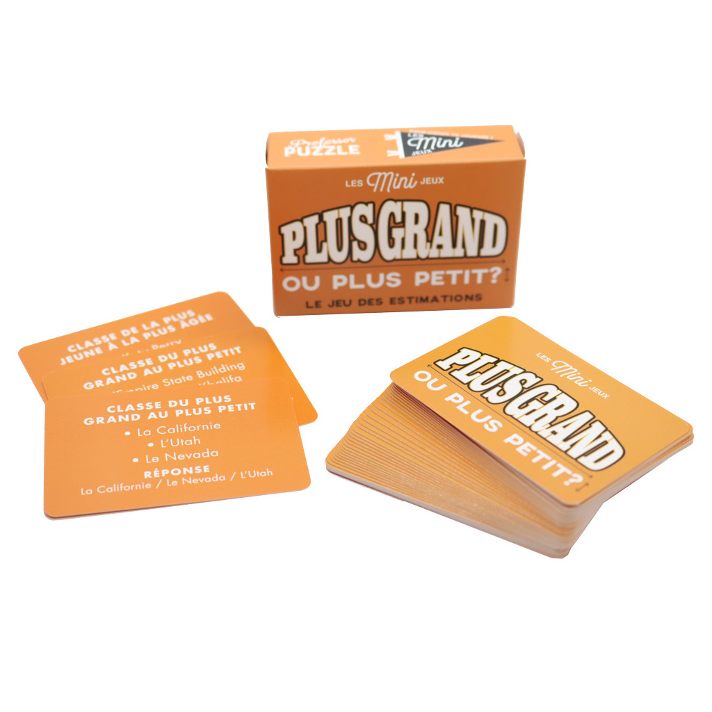 Mini Jeux - Plus Grand Ou Plus Petit