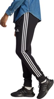 Adidas SportswearEssentials French Terry Tapered Cuff 3-Stripes Pant - schwarz