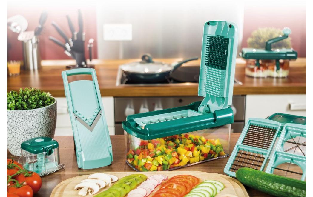 Gemüseschneider Nicer Dicer Fusion + Slicer + Julietti 16tlgNicer Dicer ist das innovative Schneidgerät