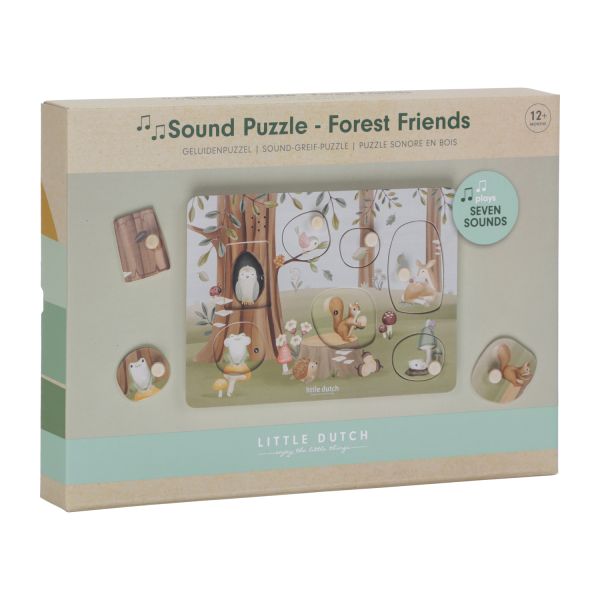 Little Dutch Forest Friends Geluidenpuzzel