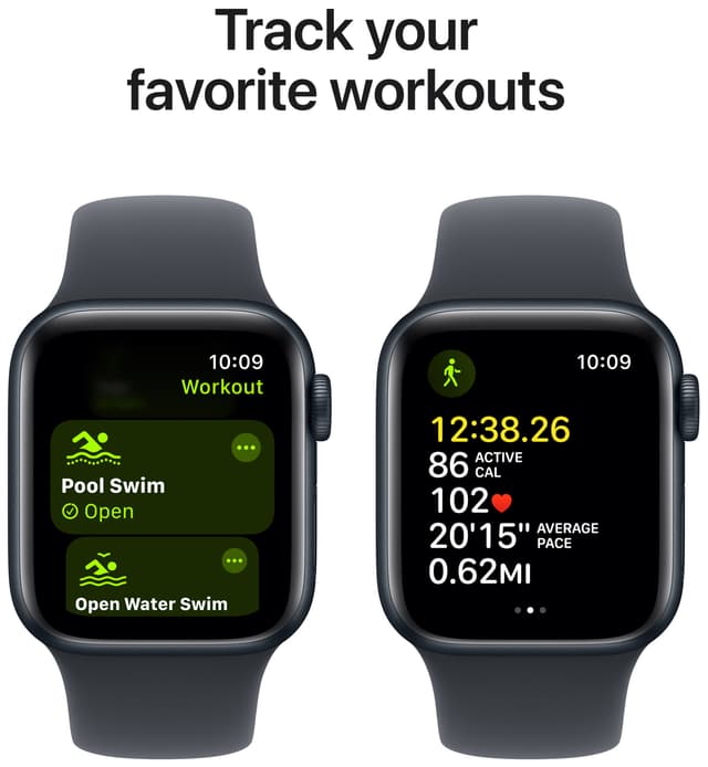 Apple Watch SE 2nd Gen 40mm LTE (Midnight Alu/Midnight sport band S/M)