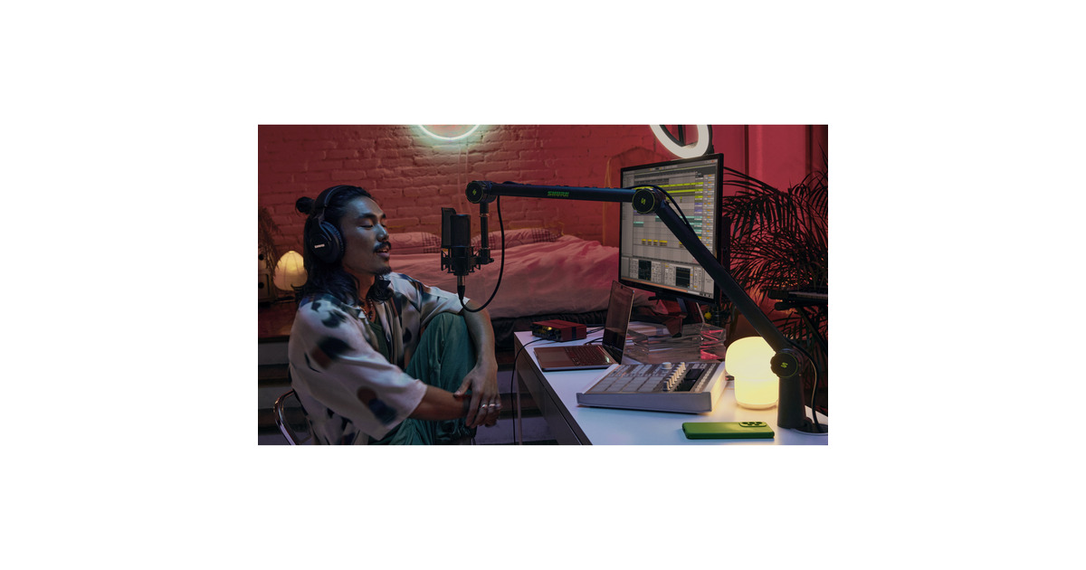 SHURESRH440A Professionele studio-koptelefoon over-ear hoofdtelefoon  (Zwart)