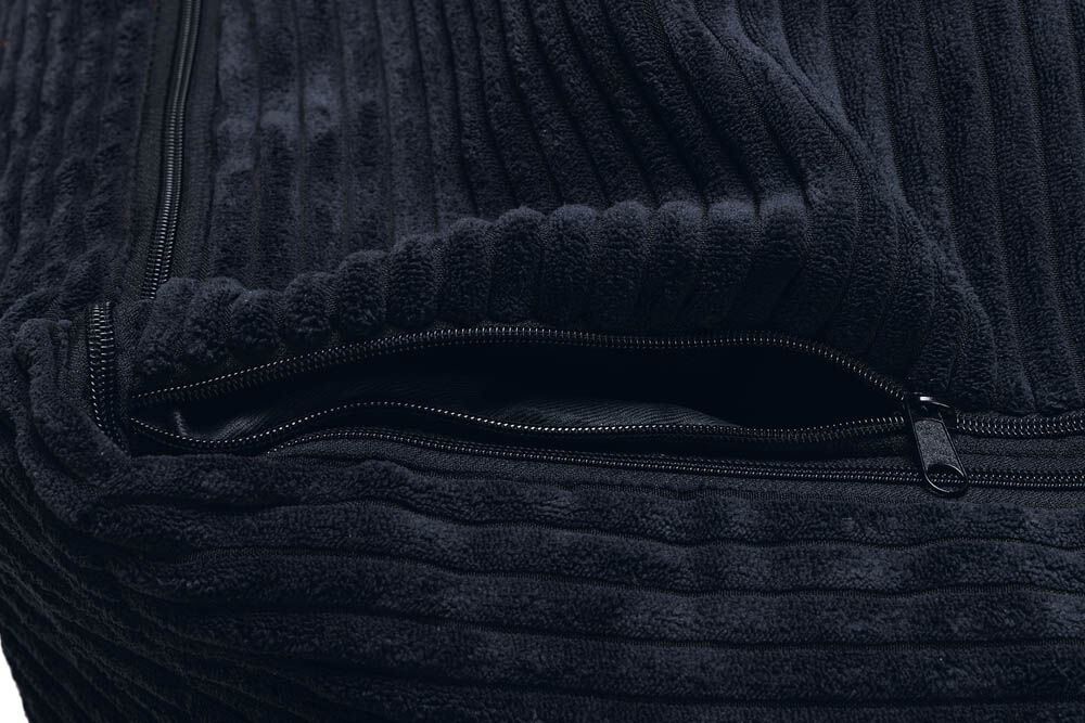 Designed by Lotte Ribbed - Hondenmand - antraciet - 20x60x65 cm - S