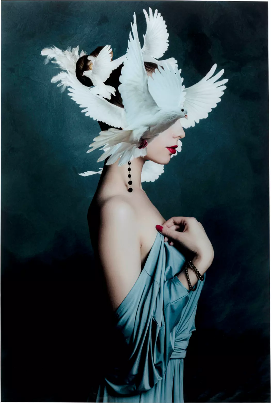 Wandbild 80 x 120 cm Mother of Doves 53062