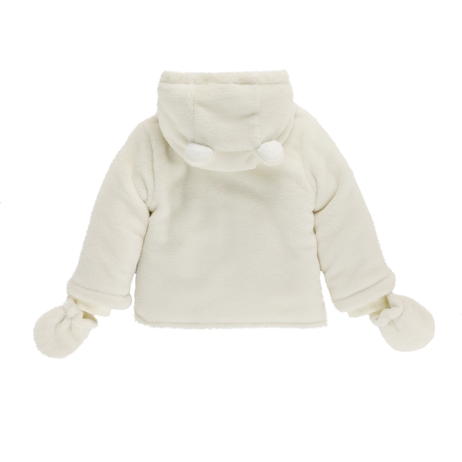 kindsgard Plüsch Jacke bomo weiß