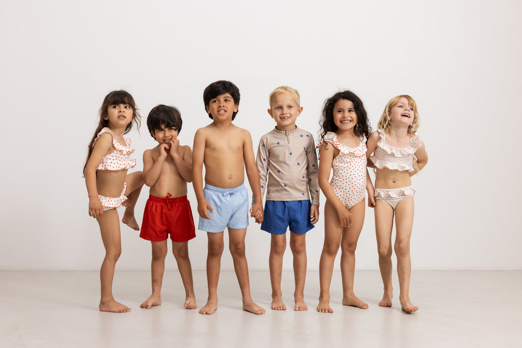 Swilla Bathing Suit, Badedragt - Happy Hearts