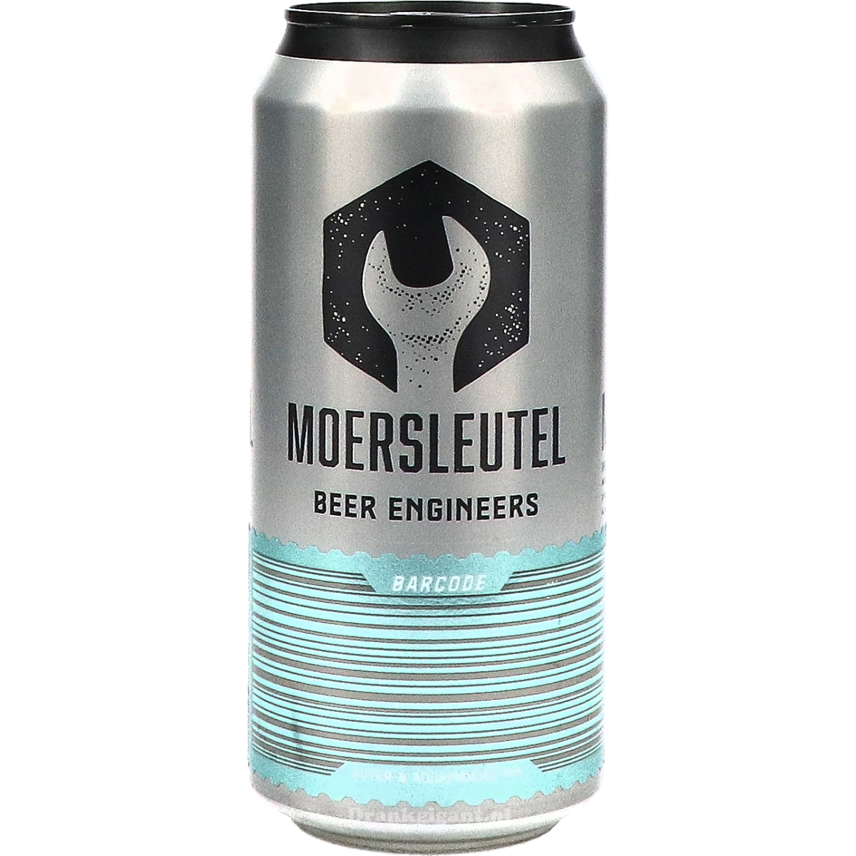 De Moersleutel Barcode Silver & Aquamarine 44 cl
