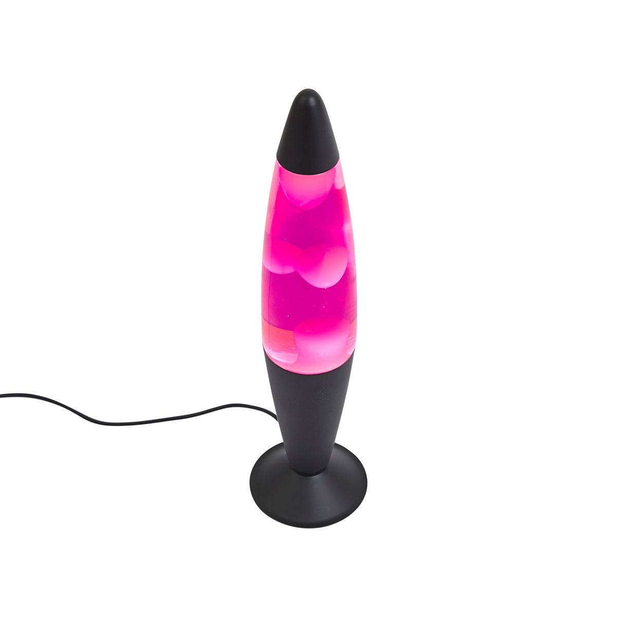 Lavalamp roze met witte wax incl. LED - Molten Lava
