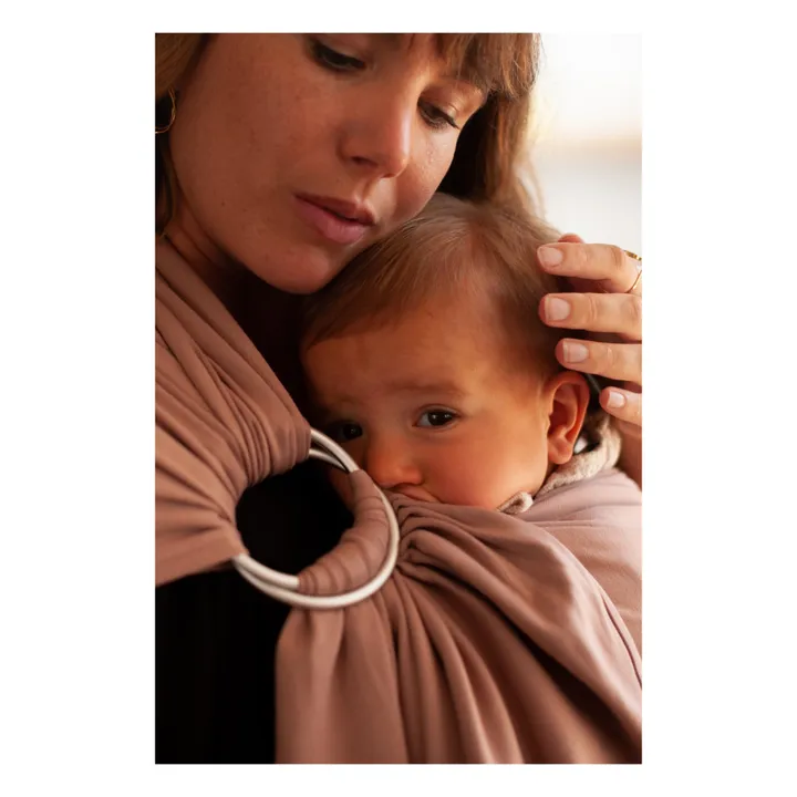 Mama Hangs Sling en coton bio | Terracotta