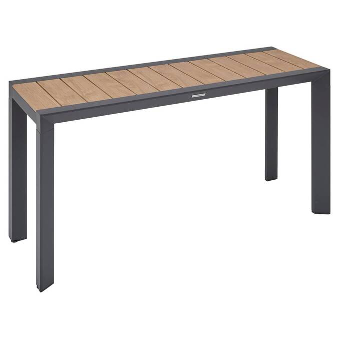 Table de jardin rectangulaire EVASION Honey / Graphite