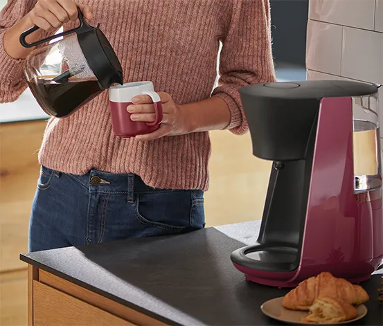 Tchibo Filterkaffeemaschine »Let's Brew«, schwarz