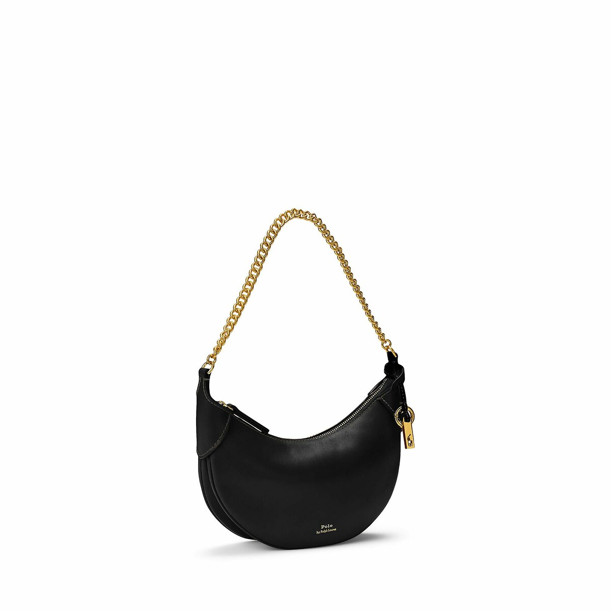 Bolsa de ombro POLO RALPH LAUREN em couro, com 2 alças de ombro.