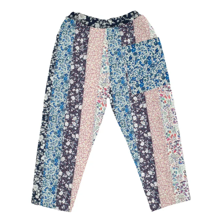 Esther Pantalon Matelassé Patchwork Bingley | Bleu