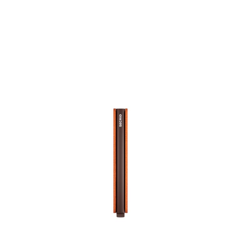 Porte-cartes Slimwallet Vintage anti-RFID 10.2 cm Orange