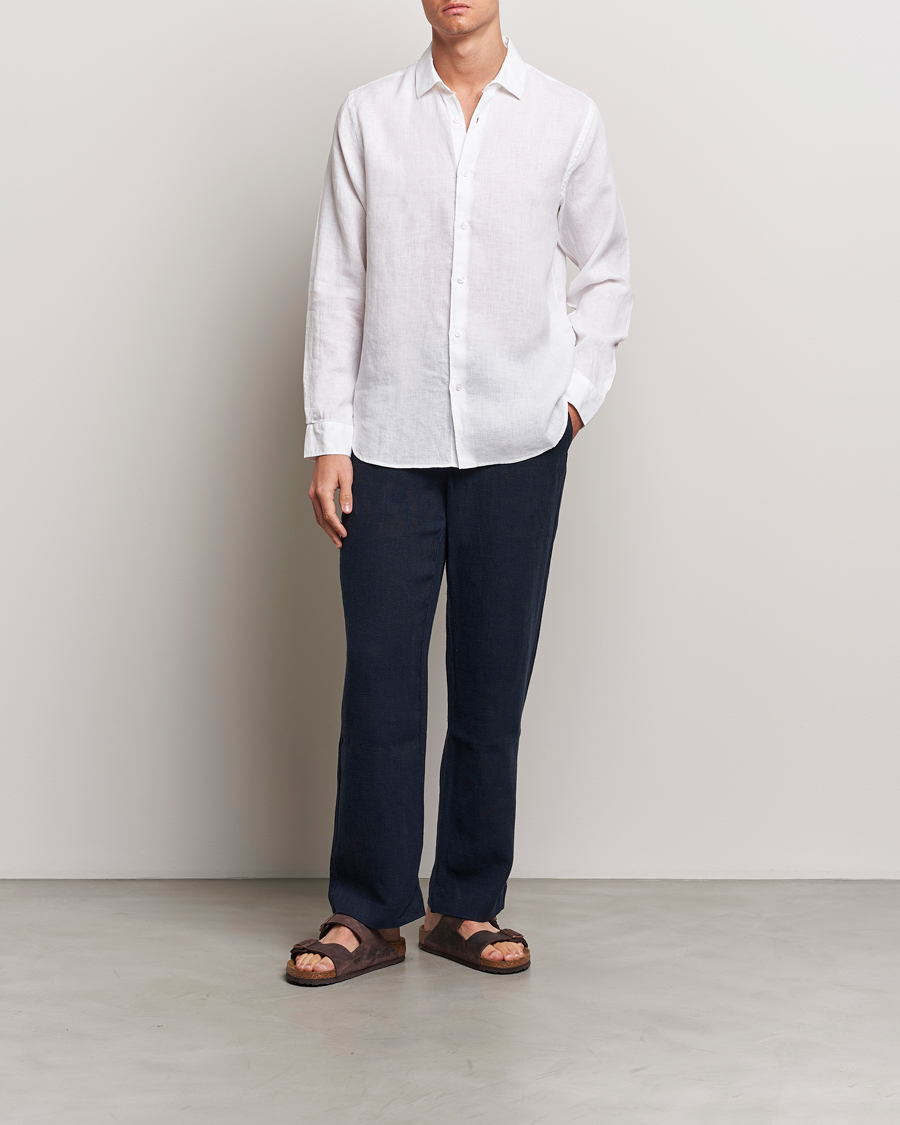 Orlebar Brown Giles Linen CLS Shirt White