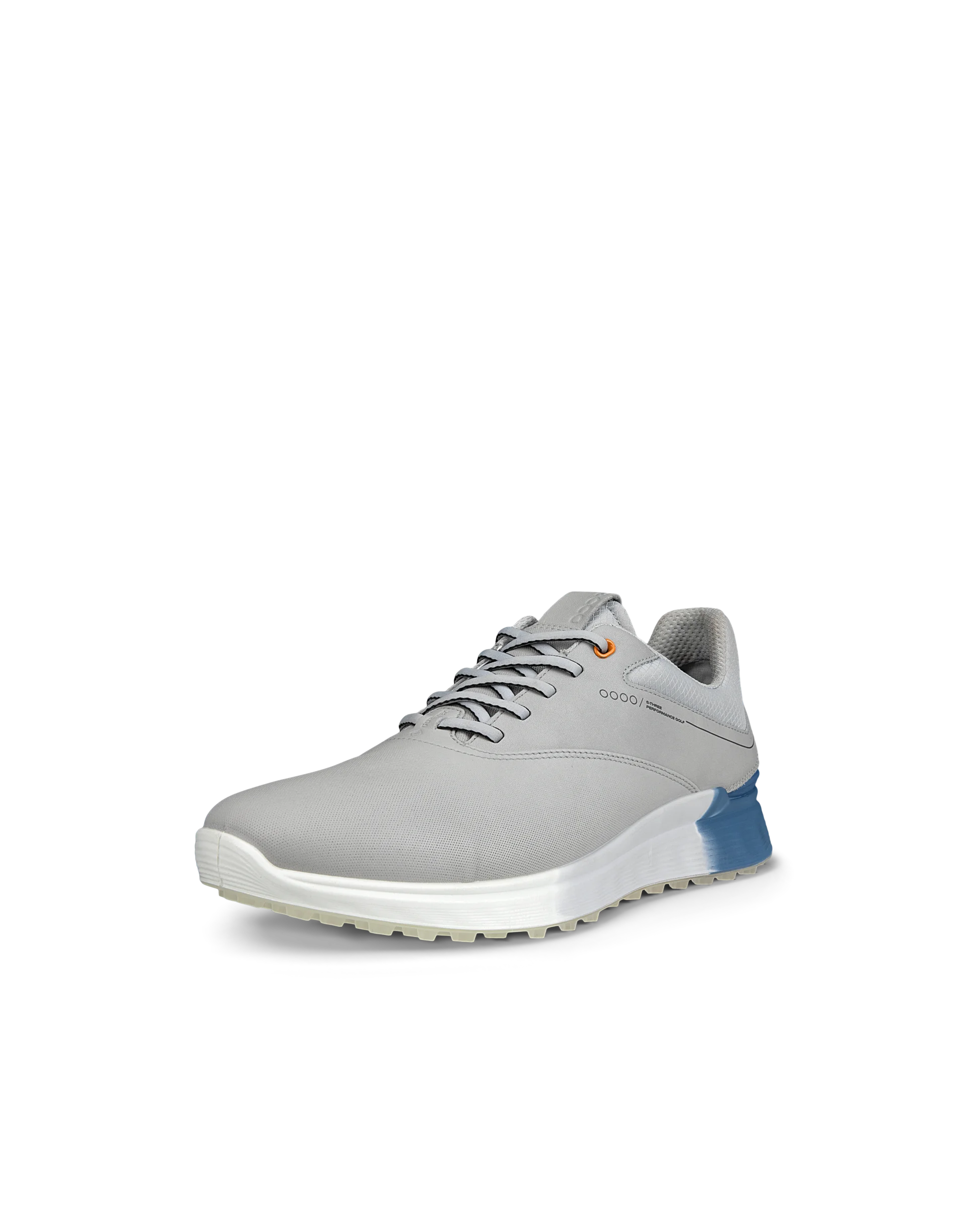 ECCO M Golf S-Three Herren Golfschuh aus Leder mit Gore-Tex Grau