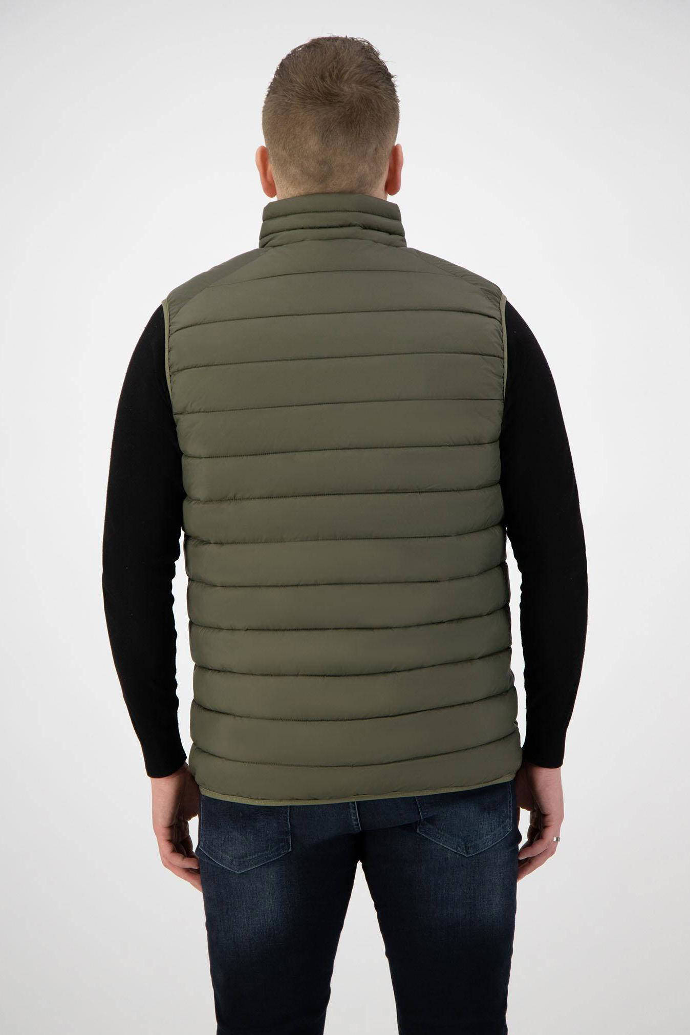 Kjelvik outdoor bodywarmer Haldor olijfgroen