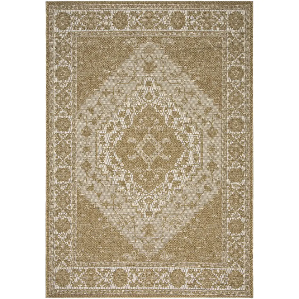 Vloerkleed Perya - zand/crème - 160x230 cm
