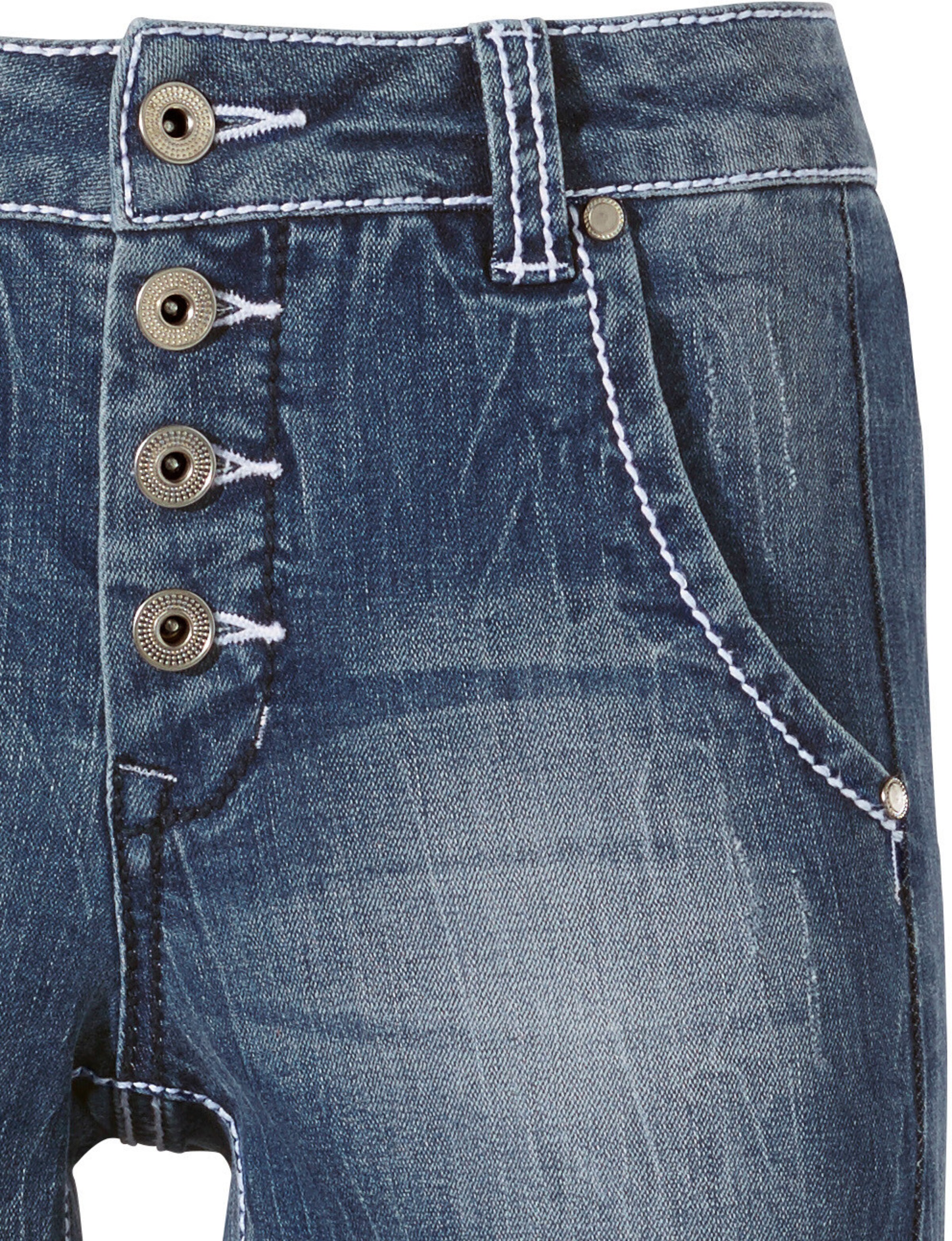 heine Boyfriend-Jeans in blue stone
