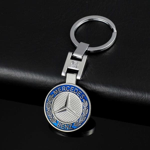 Mercedes-Benz nøkkelring blå 2