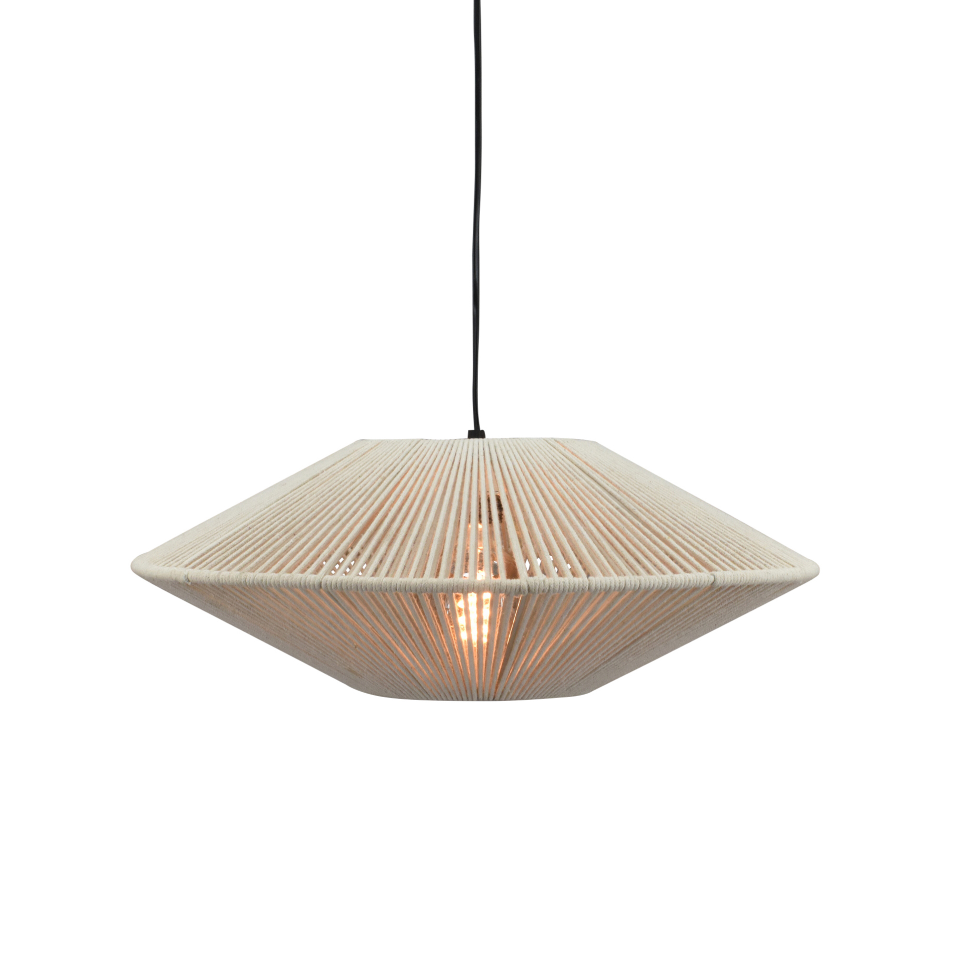 Hanglamp Owen beige medium